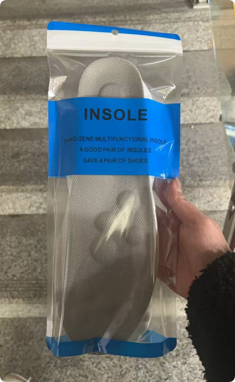 4D Cloud Technology Pu Massage Instep Insole High Elastic Shock Absorption